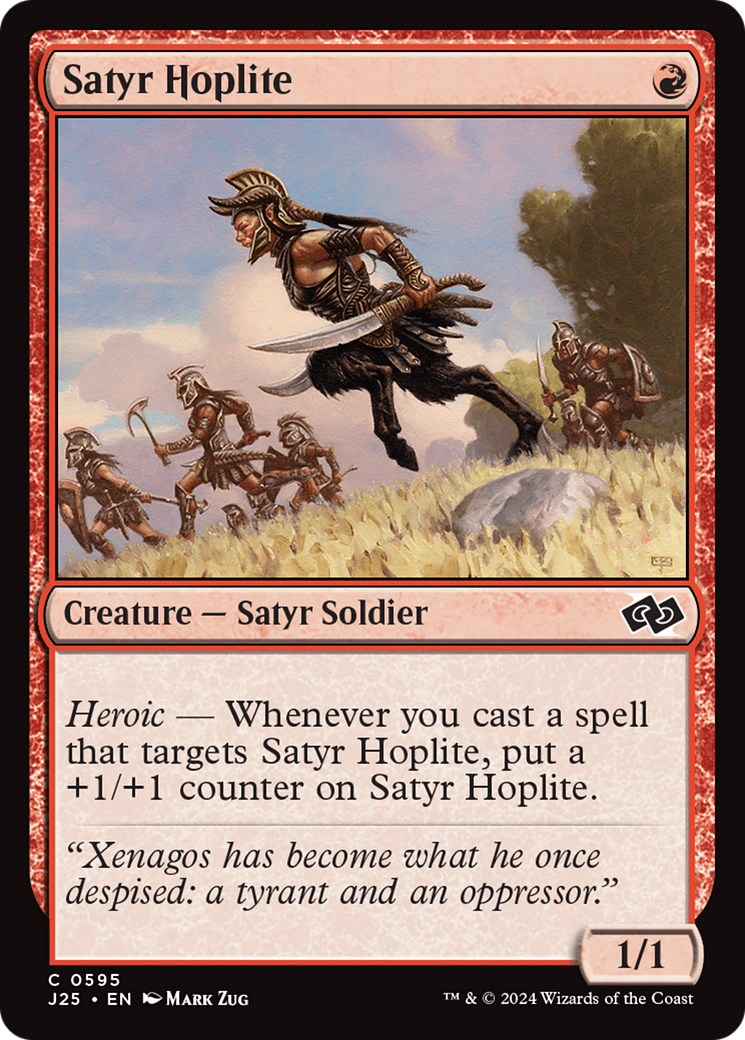 Image of Satyr Hoplite [Foundations Jumpstart]