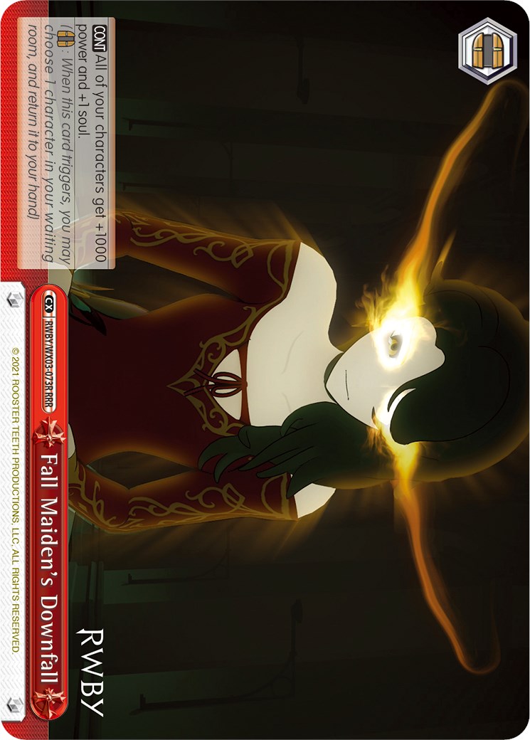 Image of Fall Maiden's Downfall (RWBY/WX03-073R RRR) [RWBY]
