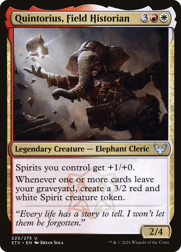 Image of Quintorius, Field Historian [Strixhaven: School of Mages]