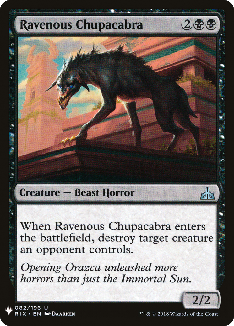 Image of Ravenous Chupacabra [Mystery Booster]