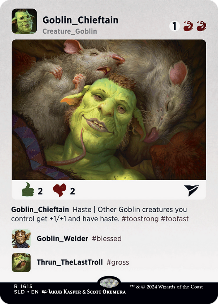 Image of Goblin Chieftain [Secret Lair Drop Series]