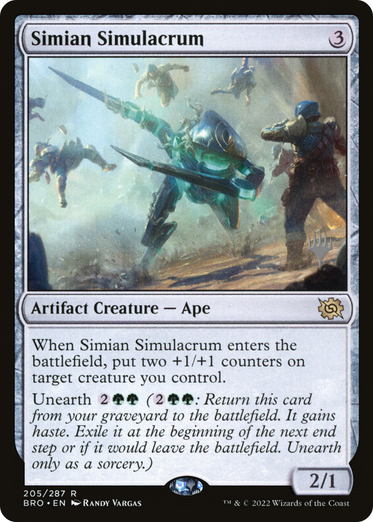 Image of Simian Simulacrum (Promo Pack) [The Brothers' War Promos]