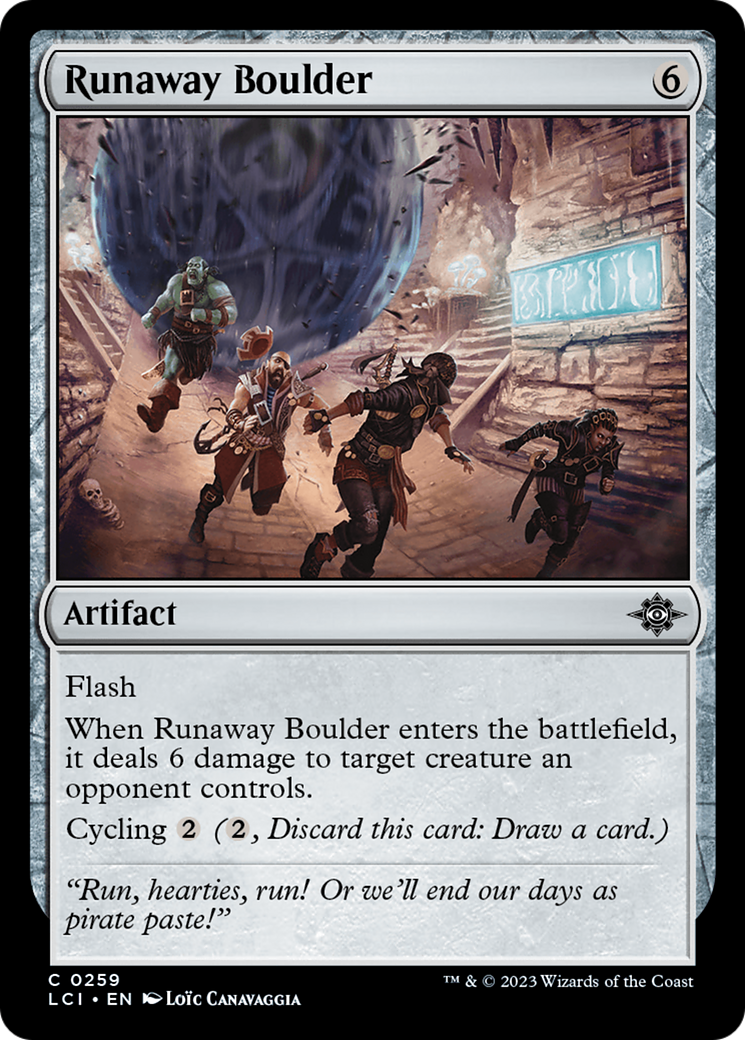 Image of Runaway Boulder [The Lost Caverns of Ixalan]