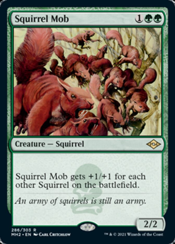 Image of Squirrel Mob (Foil Etched) [Modern Horizons 2]