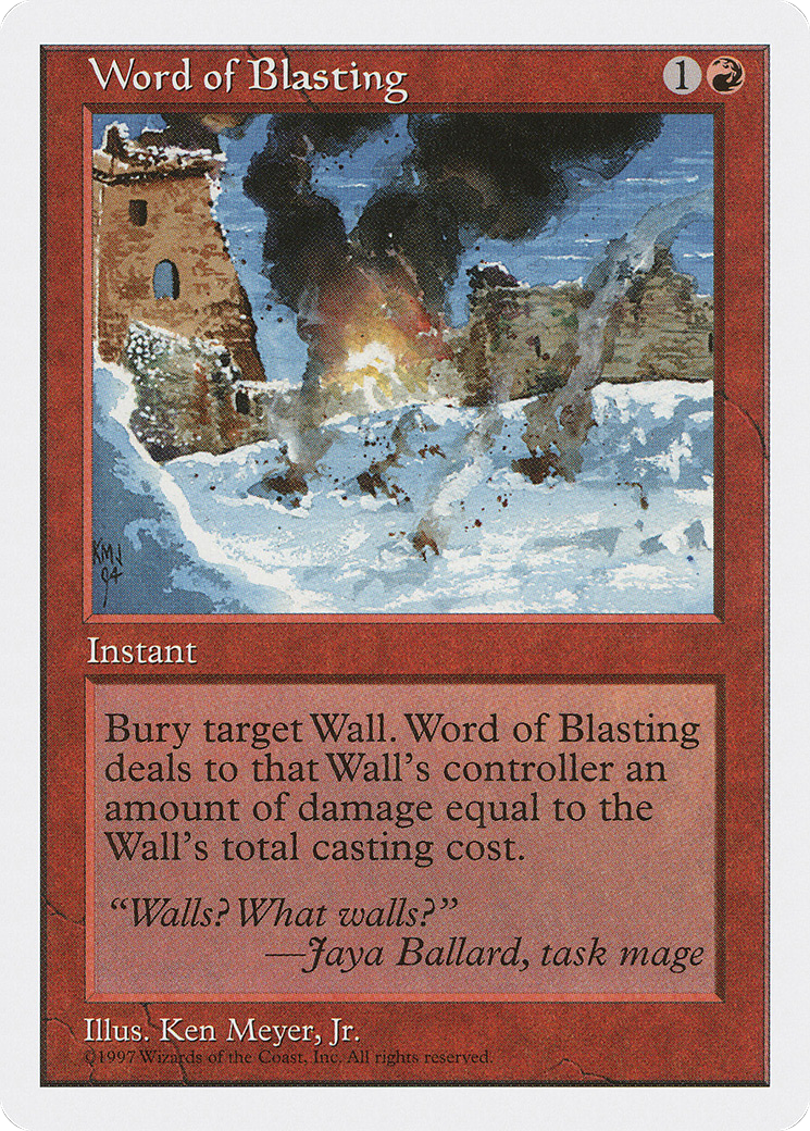Image of Word of Blasting [Fifth Edition]
