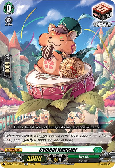 Image of Cymbal Hamster (D-TD01/013EN) [Urara Haneyama -Bandmaster of Blossoming Bonds-]
