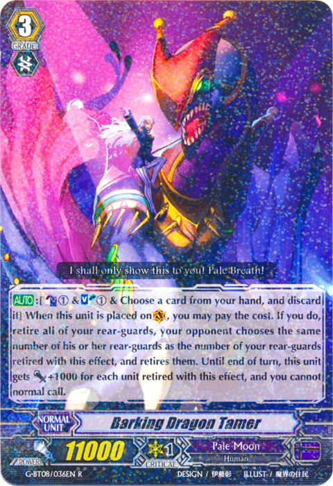 Image of Barking Dragon Tamer (G-BT08/036EN) [Absolute Judgment]