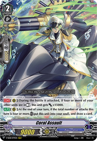 Image of Coral Assault (V-SS08/074EN) [Clan Selection Plus Vol.2]