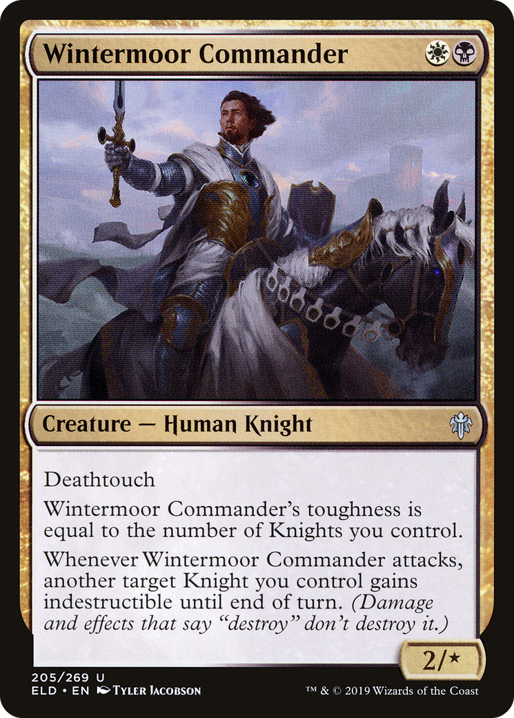 Image of Wintermoor Commander [Throne of Eldraine]