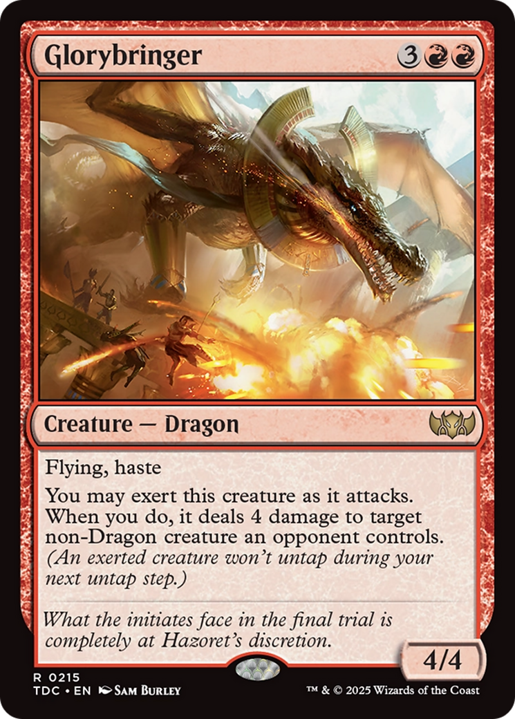 Image of Glorybringer [Tarkir: Dragonstorm Commander]