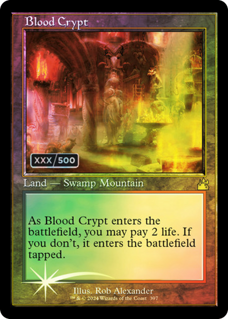 Image of Blood Crypt (Retro) (Serialized) [Ravnica Remastered]