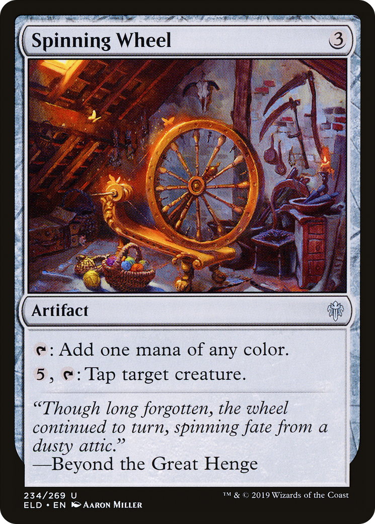 Image of Spinning Wheel [Throne of Eldraine]