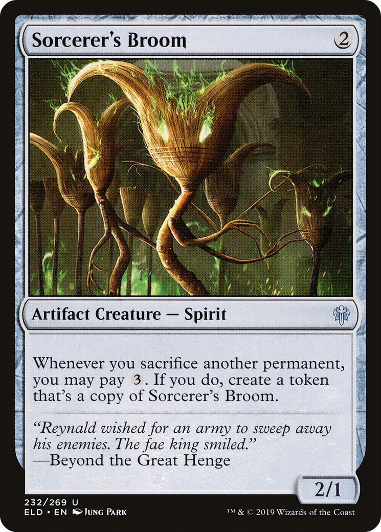 Image of Sorcerer's Broom [Throne of Eldraine]