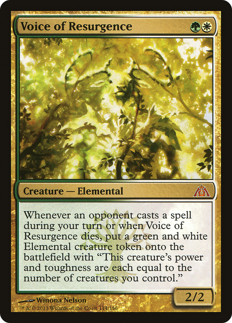 Image of Voice of Resurgence [Dragon's Maze]