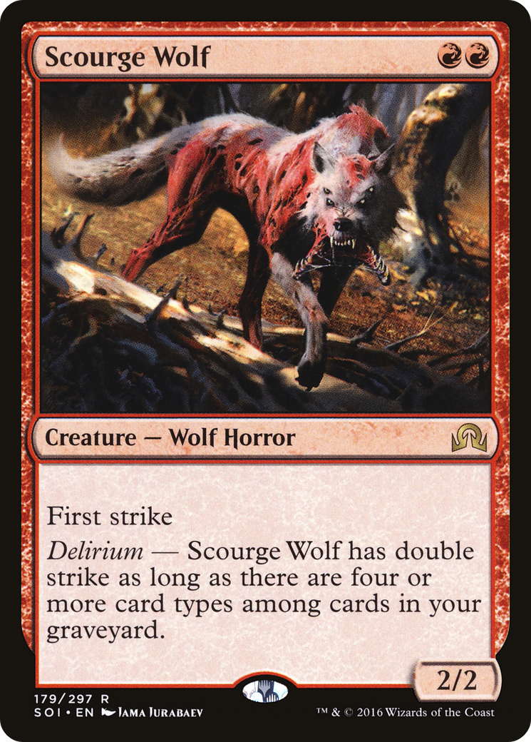 Image of Scourge Wolf [Shadows over Innistrad]
