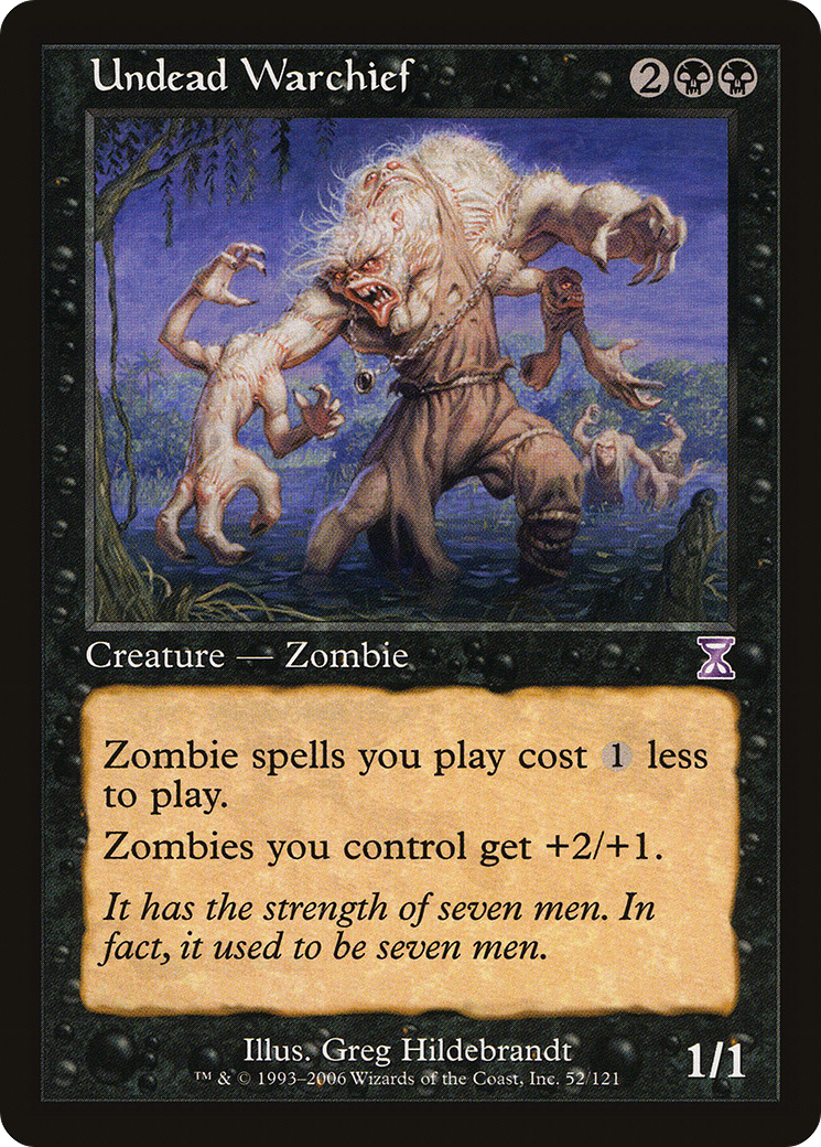 Image of Undead Warchief [Time Spiral Timeshifted]