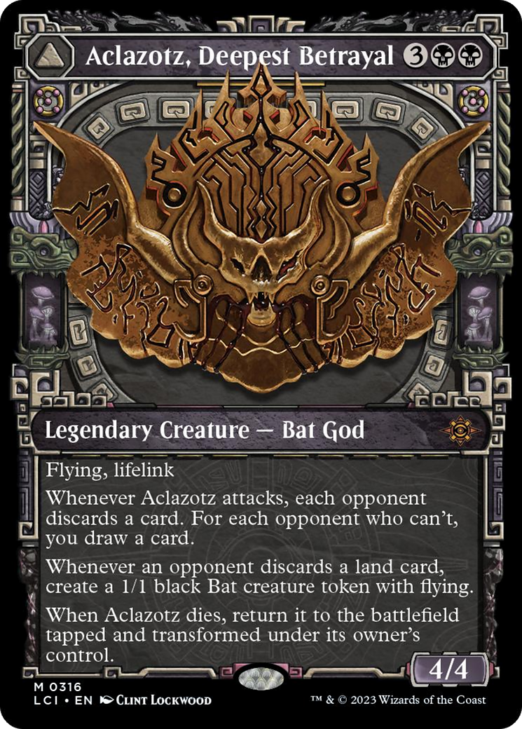Image of Aclazotz, Deepest Betrayal // Temple of the Dead (Showcase) [The Lost Caverns of Ixalan]