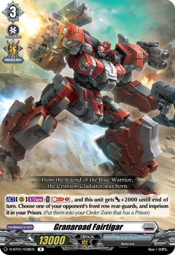 Image of Granaroad Fairtigar (D-BT01/038EN) [Genesis of the Five Greats]