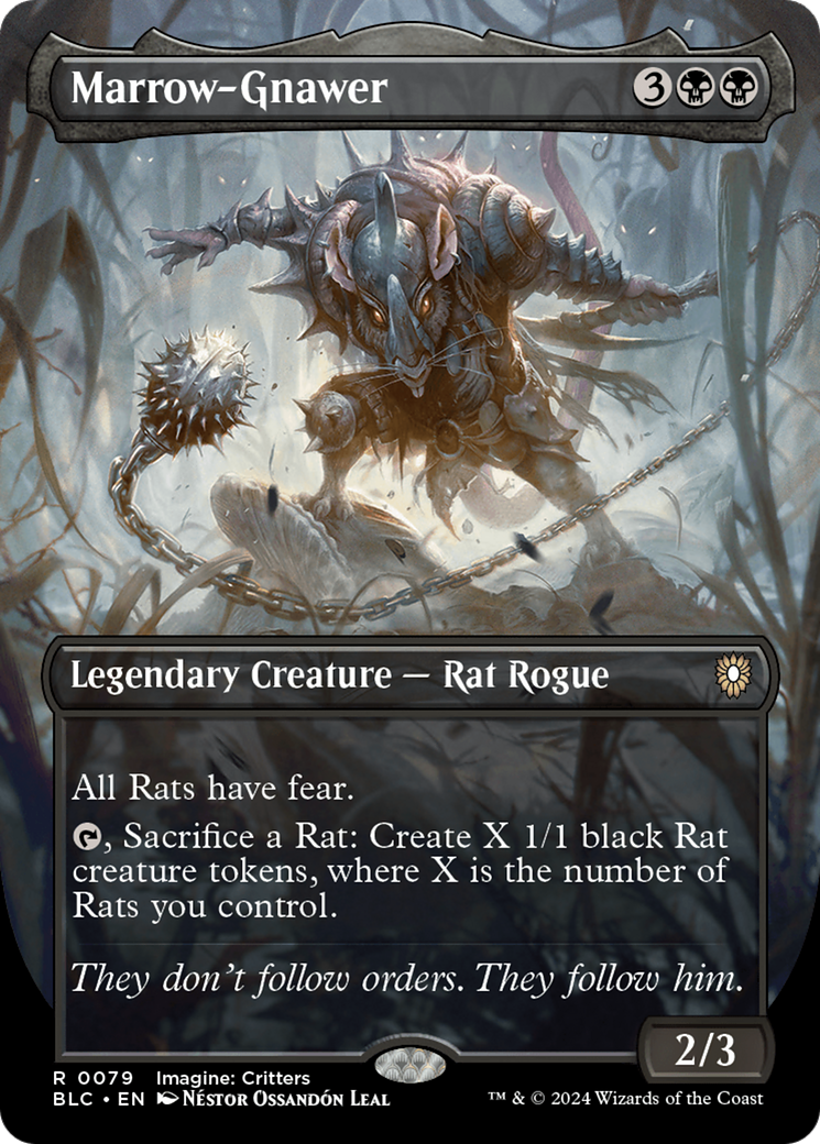 Image of Marrow-Gnawer (Borderless) [Bloomburrow Commander]