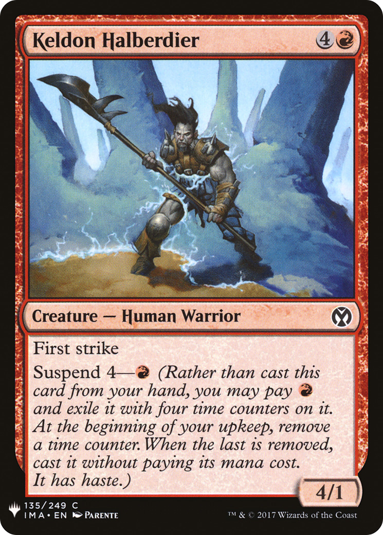 Image of Keldon Halberdier [Mystery Booster]