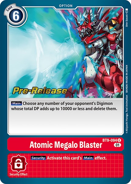 Image of Atomic Megalo Blaster [BT9-094] [X Record Pre-Release Promos]