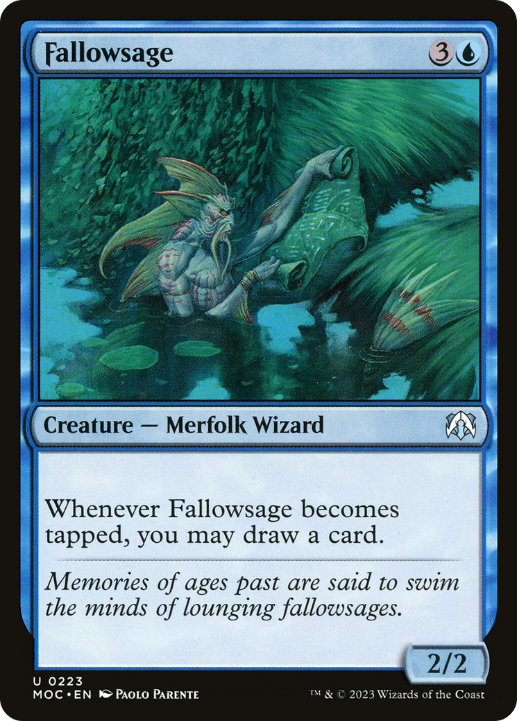 Image of Fallowsage [March of the Machine Commander]