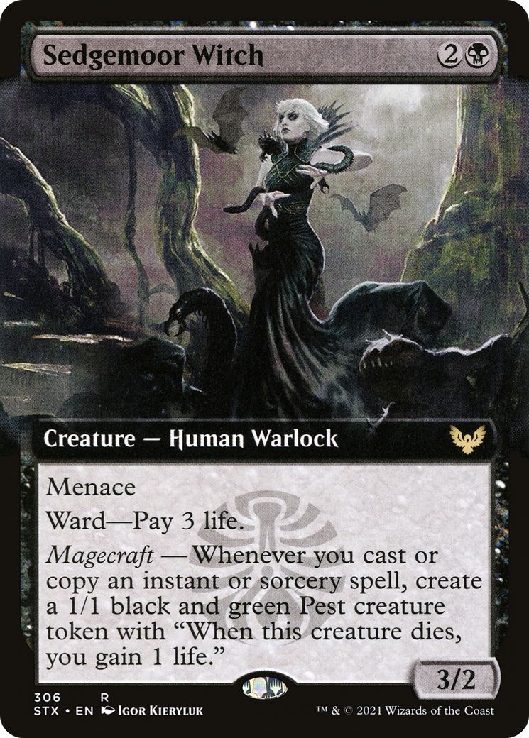 Image of Sedgemoor Witch (Extended Art) [Strixhaven: School of Mages]