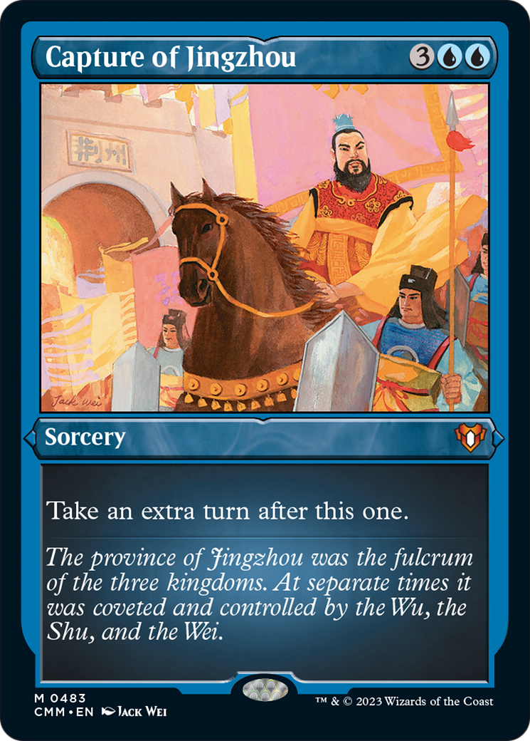 Image of Capture of Jingzhou (Foil Etched) [Commander Masters]