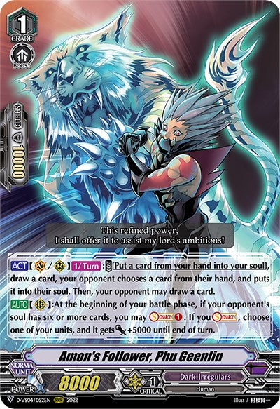 Image of Amon's Follower, Phu Geenlin (D-VS04/052EN) [V Clan Collection Vol.4]