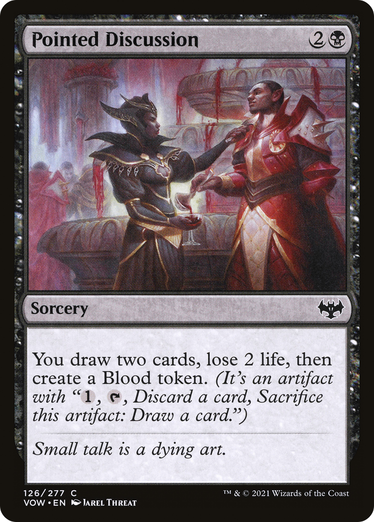 Image of Pointed Discussion [Innistrad: Crimson Vow]