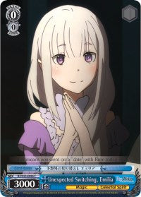 Image of Unexpected Switching, Emilia (RZ/S55-E086 C) [Re:ZERO Vol.2]