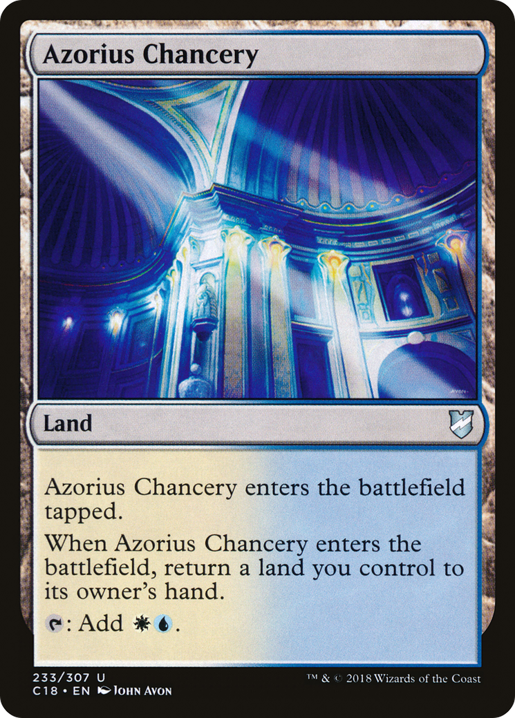 Image of Azorius Chancery [Commander 2018]
