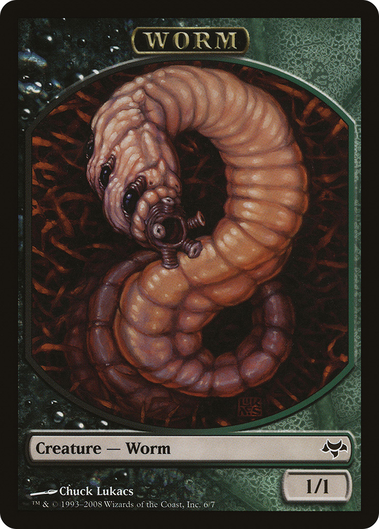 Image of Worm Token [Eventide Tokens]