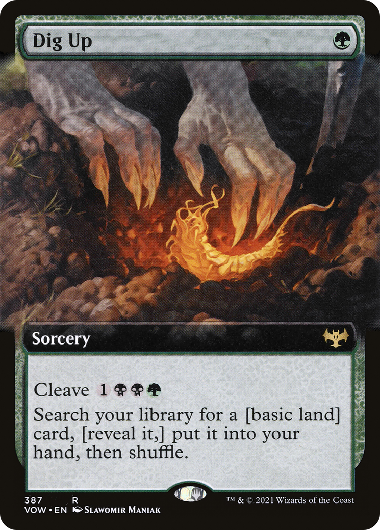 Image of Dig Up (Extended Art) [Innistrad: Crimson Vow]