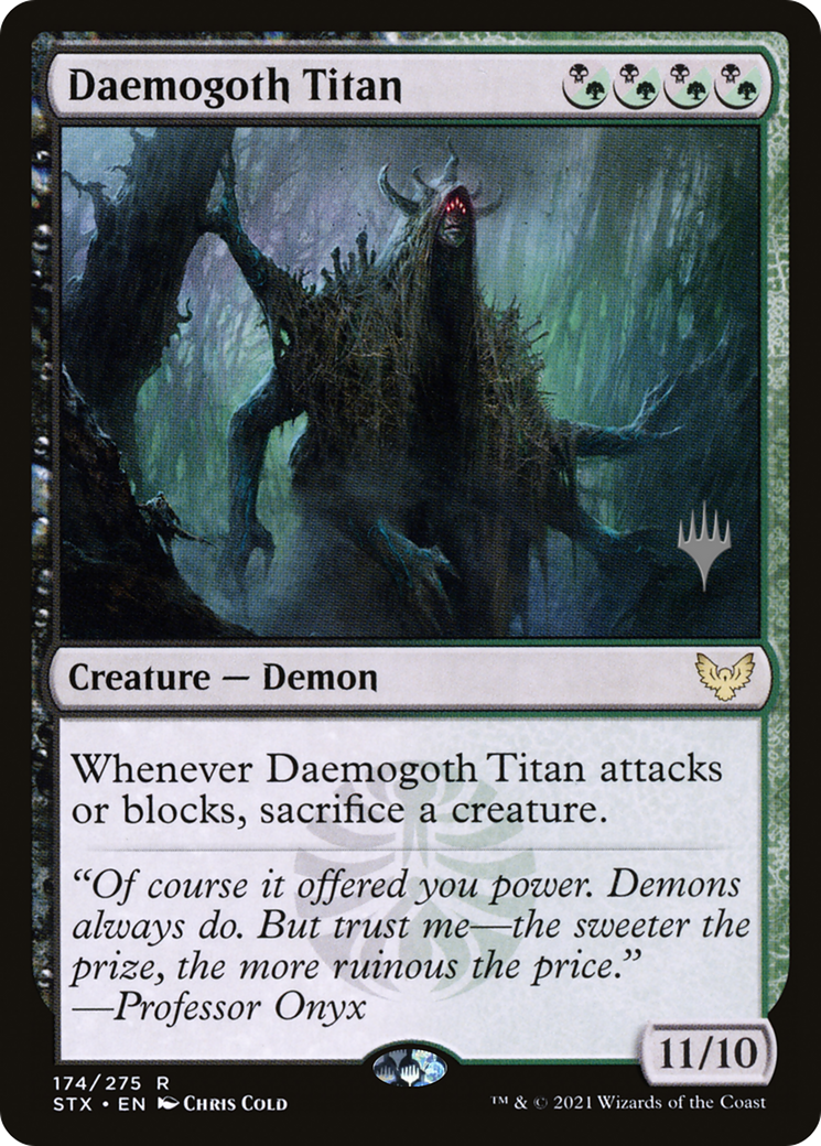 Image of Daemogoth Titan (Promo Pack) [Strixhaven: School of Mages Promos]