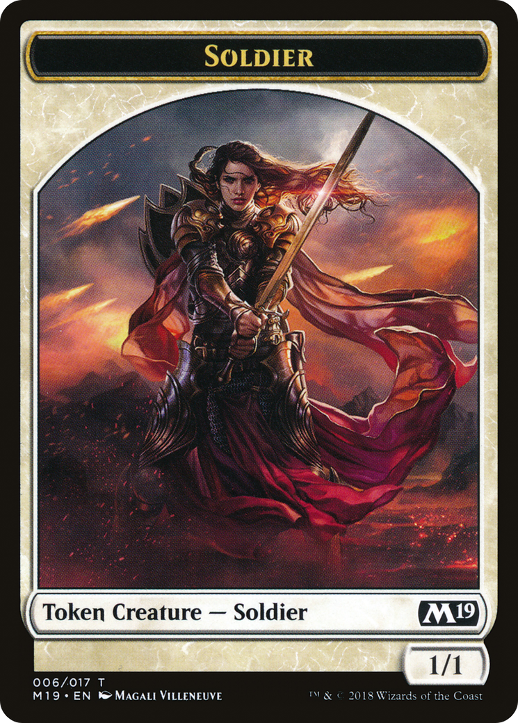 Image of Soldier Token [Core Set 2019 Tokens]