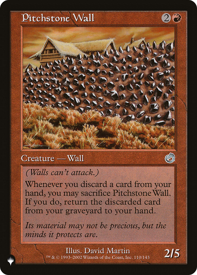 Image of Pitchstone Wall [The List]