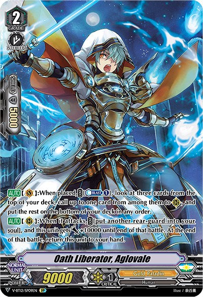 Image of Oath Liberator, Aglovale (V-BT12/SP09EN) [Divine Lightning Radiance]