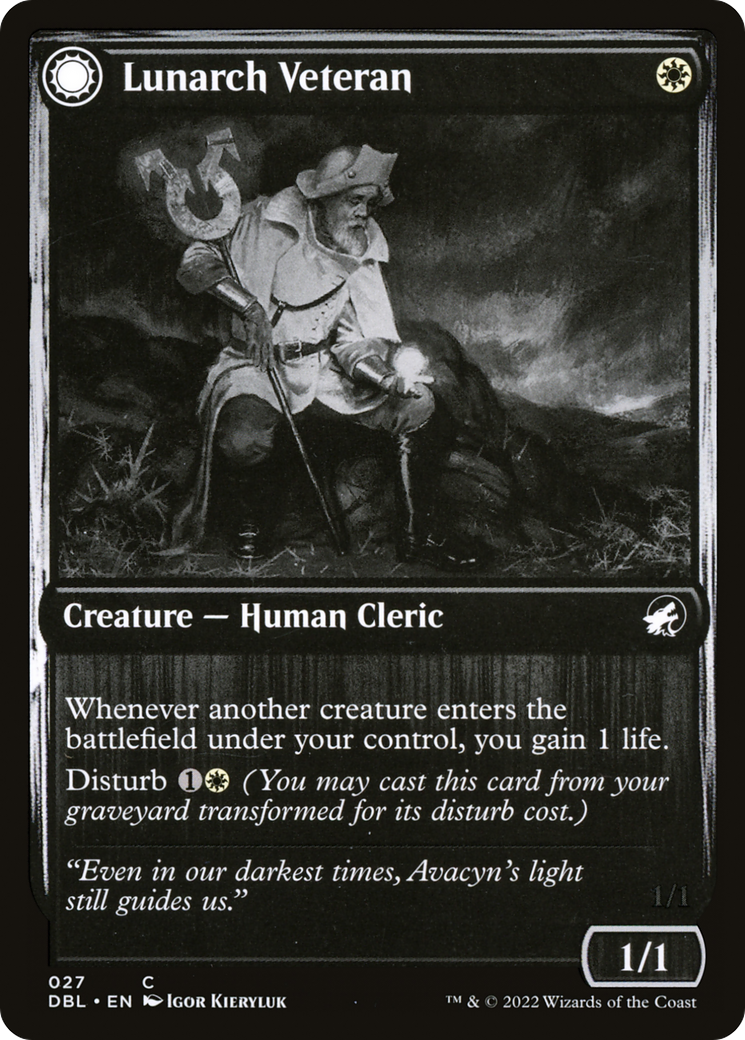 Image of Lunarch Veteran // Luminous Phantom [Innistrad: Double Feature]