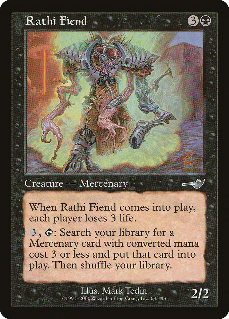 Image of Rathi Fiend [Nemesis]