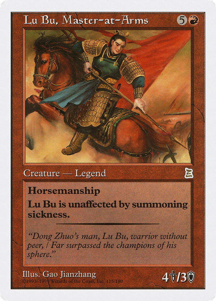 Image of Lu Bu, Master-at-Arms [Portal Three Kingdoms]
