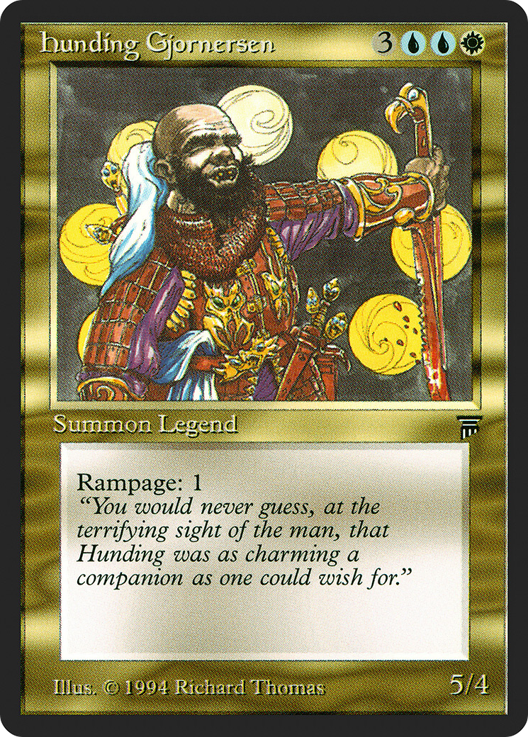 Image of Hunding Gjornersen [Legends]
