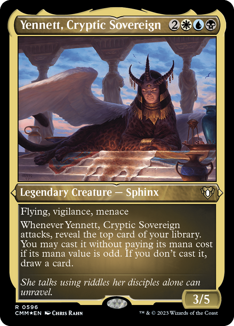 Image of Yennett, Cryptic Sovereign (Foil Etched) [Commander Masters]