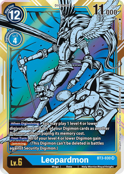 Image of Leopardmon [BT3-030] (Alternate Art) [Release Special Booster Ver.1.0]