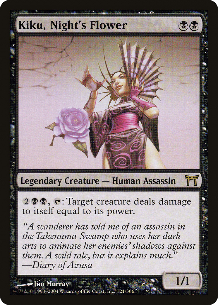 Image of Kiku, Night's Flower [Champions of Kamigawa]