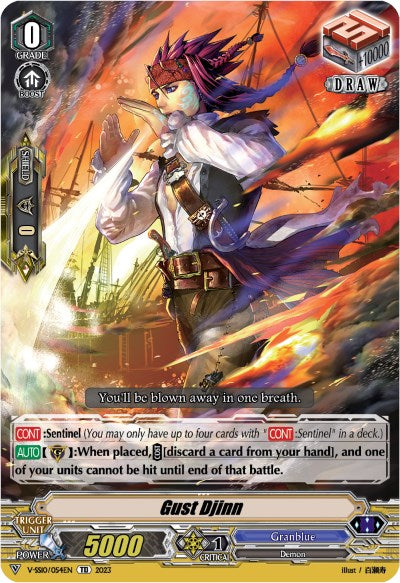 Image of Gust Djinn (V-SS10/054EN) [Premium Battle Deckset 2023]