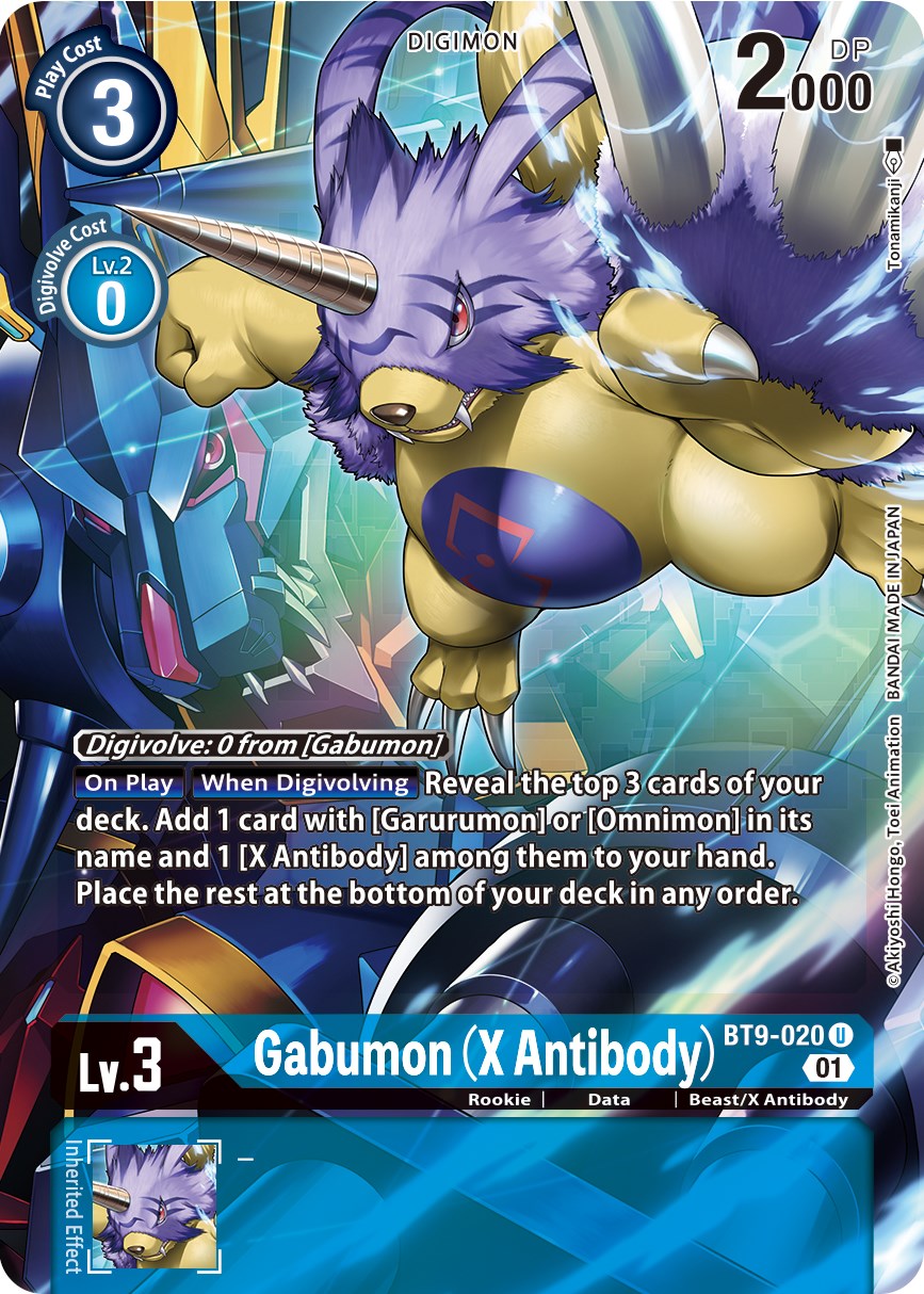 Image of Gabumon (X Antibody) [BT9-020] (Alternate Art) [X Record]
