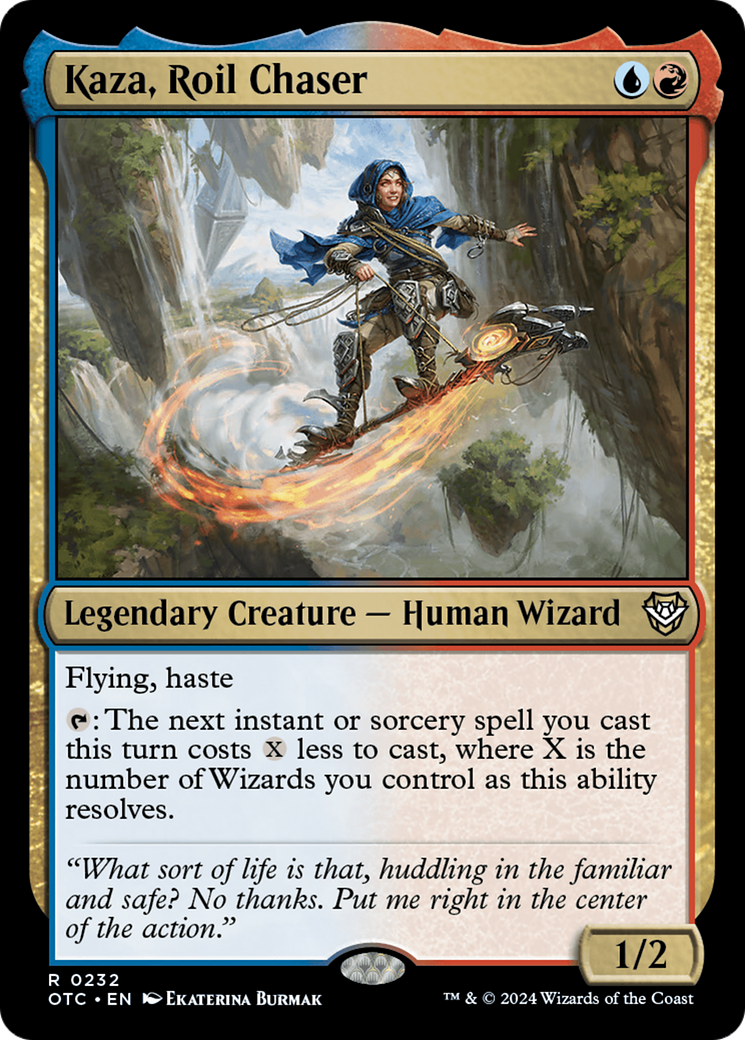 Image of Kaza, Roil Chaser [Outlaws of Thunder Junction Commander]