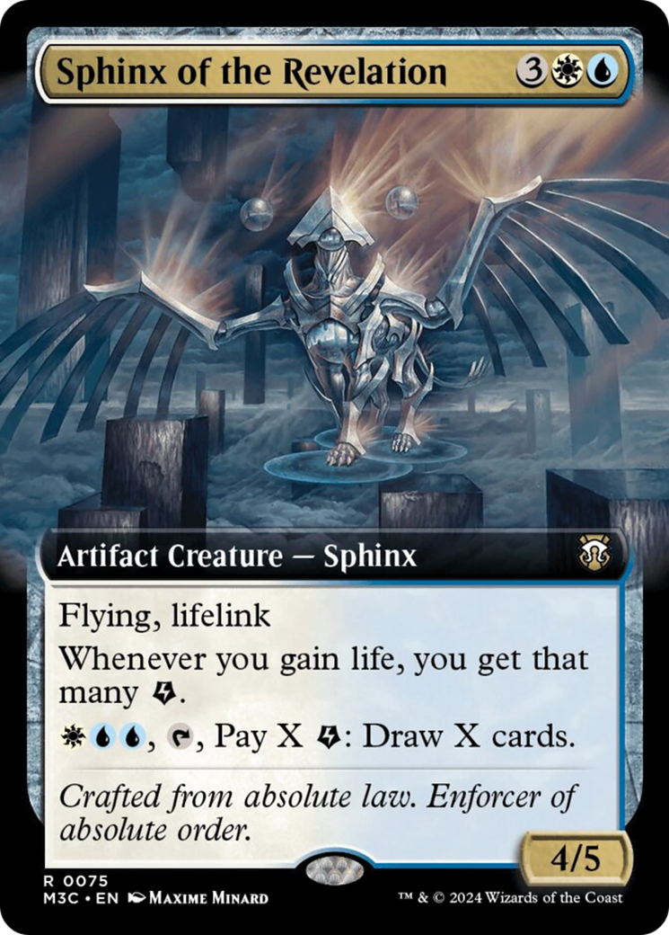 Image of Sphinx of the Revelation (Extended Art) (Ripple Foil) [Modern Horizons 3 Commander]
