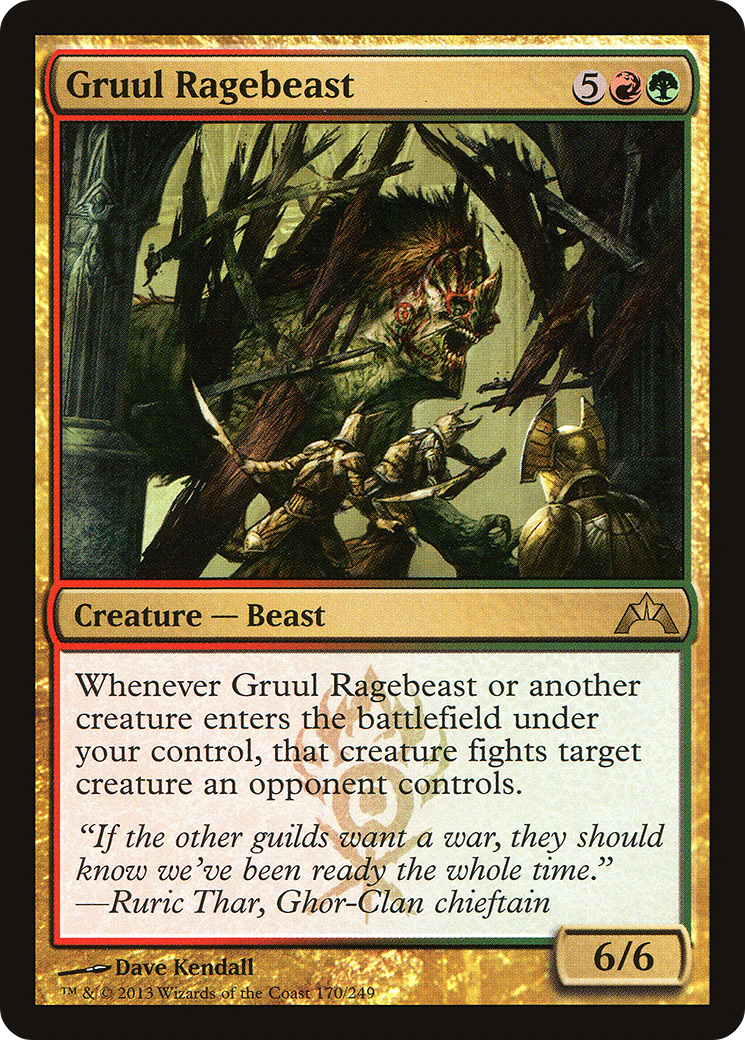 Image of Gruul Ragebeast [Gatecrash]
